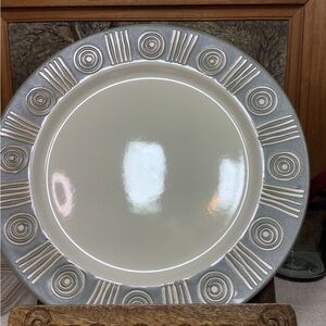 Vintage Pottery Barn Bongo Dinner Plates, lot of 2, Japan